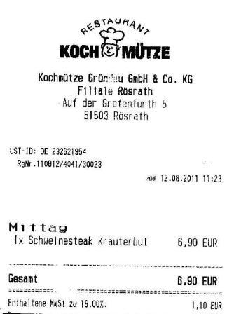 kldt Hffner Kochmtze Restaurant